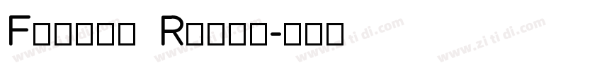 Frieze Roman字体转换